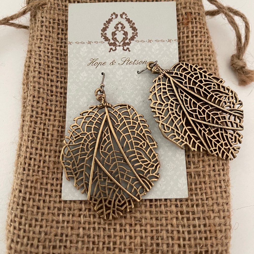 Feather earrings